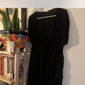 Aerie Black Sleeveless Coverup